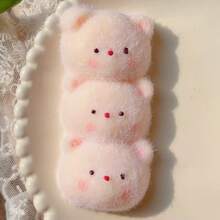 1pc Panda Squishy Toy, 3 Linked Pandas, Slow Rebound Dough Texture, Handmade Cream Feel, Stress Relief Toy, Kids Gift, Party Favor