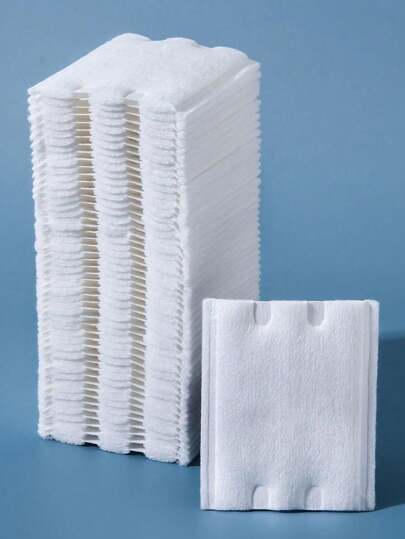 200片一次性卸妆棉，一次性护肤清洁湿巾，触感柔软易用，可卸除彩妆和指甲油，双面纤维白色清洁卸妆棉，加厚洁面棉，护肤，客厅，卧室，浴室装饰，婚礼，派对，生日，男友礼物，新年礼物，配饰，趣味礼物