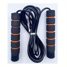 1pc Adjustable Jump Rope With Anti-Slip Foam Handles, Suitable For Men And Women Sports Training