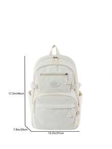 1pc Back To School Backpacks, Fashionable, Casual, Cute Backpacks, Schoolbags. Large Capacity, Suitable For Work, Commuting, Work, Shopping, School, Vacation, Outdoor Leisure, Travel, Shopping And Other Daily Use, Birthday Gifts For Friends. - Backpack - View 8