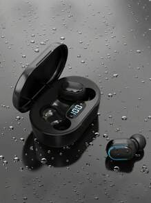 Kabellose Sport-Ohrhörer, HiFi In-Ear-Kopfhörer mit digitaler Batteriestandsanzeige, aufladbarer Lithium-Batterie, Spieleverzögerung von null, ideal für aktive Lebensweisen, Ohrhörer