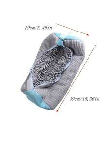 灰色涤纶洗鞋袋，带网袋和拉链封口 - 适合运动鞋、手表和珠宝配饰，可机洗，洗衣配件|拉链封口袋|洗漱包