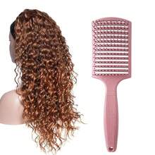 Curl Defining Brush,Curly Hair Comb,Detangling Brush Styling And Curved Vented Brush For Women And Men,Wet Or Dry (Green),Hair Tools,Hair Items,Travel Essential,Travel,Barber,Hairstylist,Barber Accessories,Valentine's Day,Hair Supplies,Hair Stylist,Barbershop,Salon,Vacation Essentials,Hair Products,Barbershop,Valentine's Gift,Travel Essentials For Women,Hair Stylist Tools - Pink - View 9