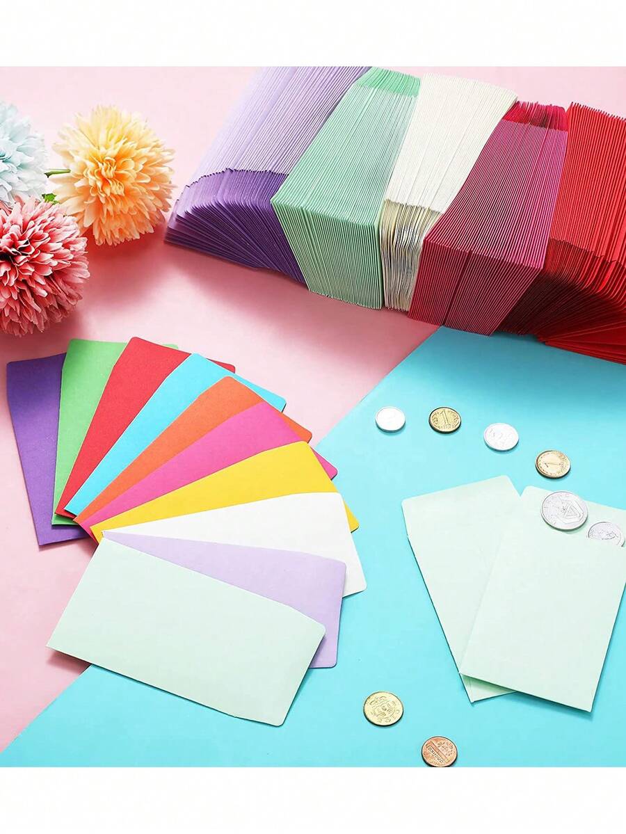50pcs Cash Envelope, 14* 8.1cm (5.51* 3.18in) Self-Adhesive Small Envelope Cash Gift Purse Colored Brown Paper Coin Envelope Mini Seed Envelope Cash Gift Gold Seed Salary Bead, Cash Envelope, Colored Envelope, Seed Envelope, Coin Envelope, Colored Envelope, Cash, Budget, Check, Coin, Note, Jewelry, Small Items, Stamp Storage Pack For Mini Parts And Small Items School Supplies, Back To School