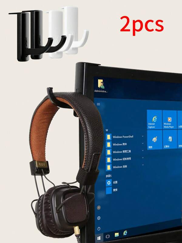 2pcs Headphone Hanger Holder, Suitable For Multiple Scenarios