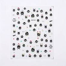 1pc Anime Cartoon Nail Stickers - Cute Self-Adhesive Glossy Nail Decoration Stickers With Skull, Flower, Star Patterns, No Formaldehyde Plastic Stickers, Suitable For DIY Nail Art, Parties And Holiday Events - Nhiều màu - Xem 5