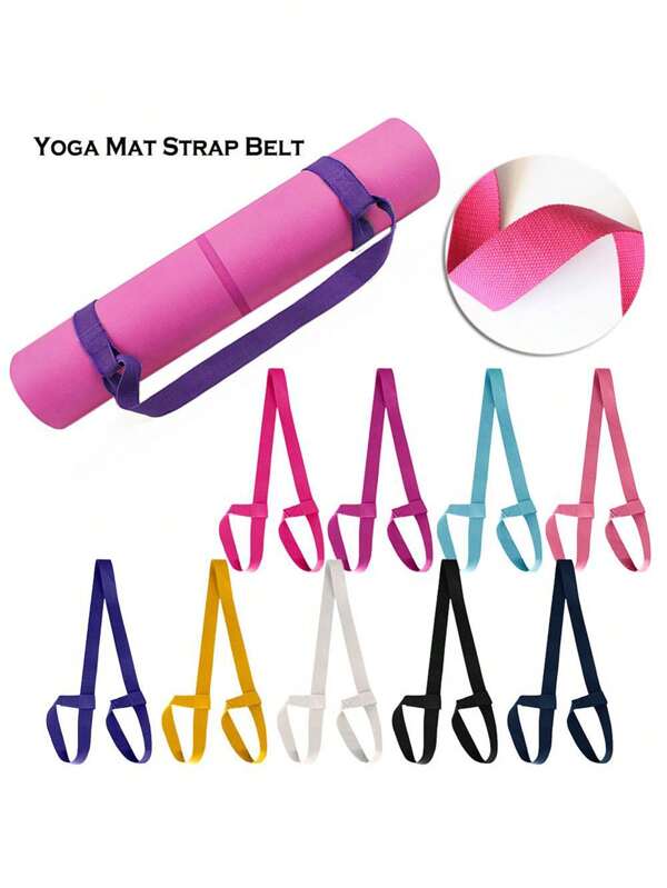 3pcs Yoga Mat Storage Elastic Straps, Yoga Mat Elastic Straps, Yoga Mat Single Shoulder Straps, Yoga Mat Storage Ropes, Strong And Durable, Simple And Practical Yoga Sports Accessories