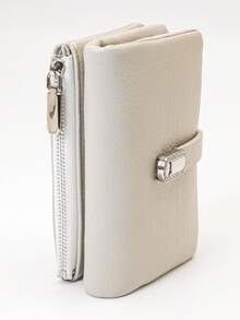 MINGYOU Women Short Soft PU Leather Large Capacity Wallet, Multifunctional Multi-Layer Purse With Magnetic Snap Closure, Multiple Card Slots Handbag Coin Pouch, Lightweight Convenient For Party, Date, Holiday Gift