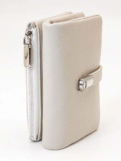 MINGYOU Women Short Soft PU Leather Large Capacity Wallet, Multifunctional Multi-Layer Purse With Magnetic Snap Closure, Multiple Card Slots Handbag Coin Pouch, Lightweight Convenient For Party, Date, Holiday Gift