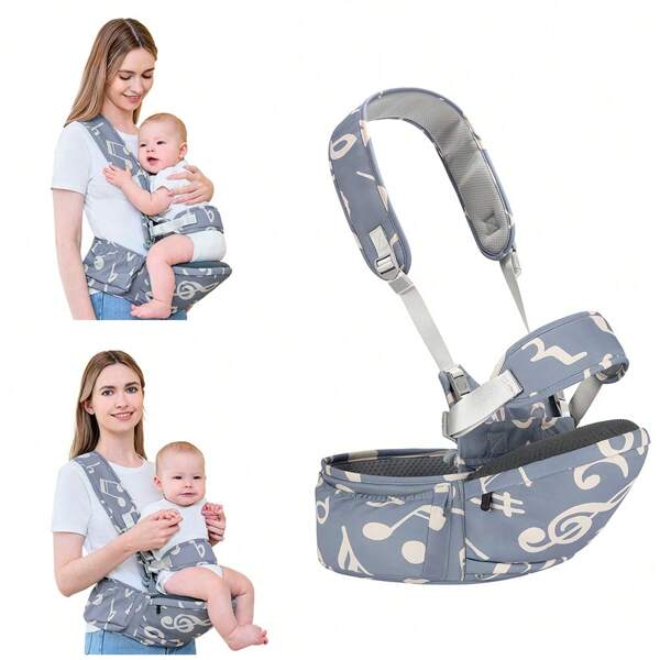 Baby Hip Seat Carrier Baby Waist Stool for Child Infant Toddler with Adjustable Strap Buckle Pocket Soft Inner Huge Storage