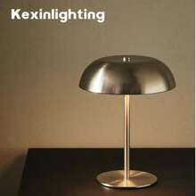 Kexinlighting 1pc Nordic Style Solid Color Iron Desk Lamp, Touch Control Lamp, 3 Color Temperatures Adjustable, Brightness Adjustable, LED Eye-Care Desk Lamp, Portable Wireless Desk Lamp - Solid Color - View 4