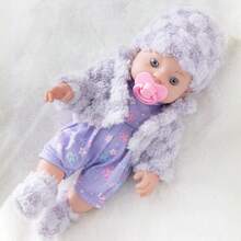 12 Inches Realistic Pink Cute Doll Plush Doll For Children, Diy Silicone Reborn Doll, Companion Doll, Home Decoration, Doll, Dolls, Baby Doll,Baby Doll,Doll,Reborn Doll,Baby Doll,Doll,Dolls