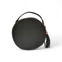 Women's Boho Chic Small Round Crossbody Bag, Casual Handbag In 2025 - Rust Brown - View 3