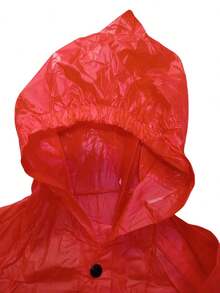 Impermeable diseño para niñas y niños talla s - Rojo - Ver 3