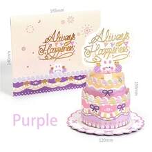 1pc 3D Pop-Up Happy Birthday Card With Cake Decor, Personalized English Greetings, Suitable For Women, Men, Mom, Wife, Husband, Boy, Girl On Special Occasions Birthday Decoration Postcard, School Supplies, Back To School - 3D Cake Greeting Card - View 13