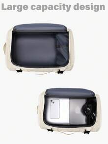 1. Fashion Travel Backpack, Wet And Dry Separation Design, Expandable Capacity. Portable Minimalist Work Bag, Multi-Compartment Design. Personalized Backpack With USB Charging Port. Business Casual Weekend Travel Bag. Practical Student Laptop Bag With Laptop Compartment. Solid Color Sports Backpack With Handle. - Multicolor - View 3