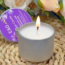 Evoduck Scented Candles, Iron Box Massage Essential Oil Candle, Geothermal Coconut Lotion Body Oil Candle, Suitable For Bedroom Bathroom, Long-Lasting Fragrance, With Essential Oil Fragrance, Perfect Gift For Family And Friends, Aromatherapy Candle Tin Can, Suitable For Travel Birthday , Valentine's Day Or Mother's Day, Aromatherapy Gift Box/2oz - 黑色 - 查看 12