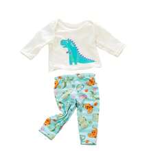 16-Inch Baby Doll, Hot Selling Realistic Reborn Doll With Green Dinosaur Outfit, American Doll Clothes