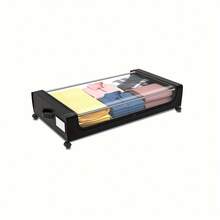 Under Bed Storage With Wheels 1pc And 2pcs, Under Bed Storage Containers, Large Under Bed Rolling Storage With Lid, Bedroom Storage Organizer For Clothes, Shoes, Toys, Books, Blankets BLACK And Gery., Under-Bed Storage - 1件黑色 - 查看 13