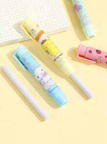 Sanrio 1Pc Creative Press Eraser Hello Anime Kuromi Melody Cinnamoroll Kitty Cartoon Stationery Gift Office School Supplies Back To School School Supplies(Some Parts May Be Random)