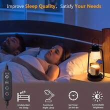 ¡RecomendadoLámpara calentadora de velas con temporizador – Lámpara eléctrica de cera para velas de tarros, calentador de lámpara de vela clásico con 2 bombillas, regalos de calentamiento de la casa, regalos de¡Top de Temporada - negro clásico - Ver 5