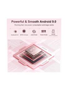 Reproductor de MP3 Oilsky de 80 GB con Bluetooth y WiFi, reproductor de música MP3 y MP4 con Spotify, música, Deezer, Audible, navegador, pantalla táctil IPS de 4.0", reproductor Android con altavoz, radio FM, hasta 512GB