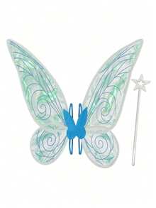 1pc Adult Fairy Wings, Butterfly Wings, Angel Wings, Women Fairy Costume, Decorative Party Gifts For Costume Party - Multicolor - View 5