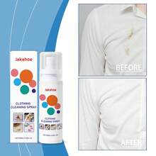 Clothes Cleaning Spray Quickly Decomposes Oil Stains And Stains. After Spraying, Stains Disappear. Clothes Are As Clean As New, Leaving Fragrance. Daily Free Cleaning Spray Is Applicable To All Clothes Such As T-Shirts, Shirts And Coats