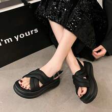 Women Flat Sandals - 米色[升級蜂巢軟底] - 查看 6
