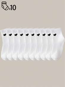 40 件/20 件/10 件男童女童儿童袜子套装 - 糖果色条纹纯色蝴蝶结/心形/涂鸦设计，柔软透气，男女通用婴儿幼儿青少年踝袜/中筒袜，适合学校运动日常穿着，青少年学生短袜/中筒袜，4 季黑白灰多色混合，儿童袜子，娃娃裙，猎豹印花，粉色袜子 - 彩色 - 查看 33