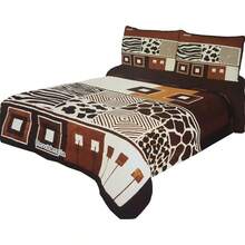 Suavecito Double Jumbo Shearling Reverse Coverlet - Kenya - View 2