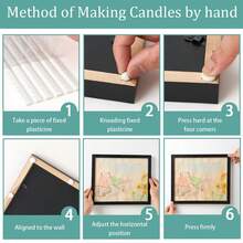 96 Pieces Adhesive Poster Tacky Putty Sticky  Fun-Tak Mounting Putty Reusable & Removable Wall  Tack For Hanging Pictures, Art Photography(Light Blue) - 白色 - 查看 6