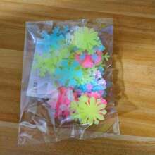 Pegatinas luminosas con diseños de estrellas, mariposas, copos de nieve y meteoros para decorar dormitorios, fiestas y regalos, efecto de sueño romántico