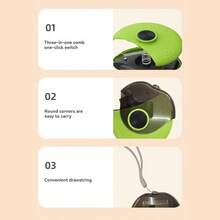 1pc Cat & Dog Hair Removal Lint Remover Comb - Pet Brush For Removing Floating Hair, Pet-Specific Needle Comb - Multicolor - View 7