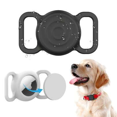 Airtag Locator Ochronne Etui, Apple GPS Tracker Anti-Lost Protector Shell Dla Airtag 2nd Gen, Silikonowy Pet Cat Dog Obroża Plecak