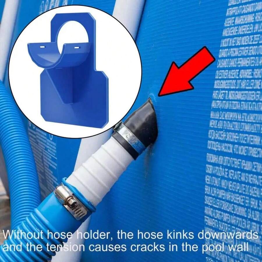 Holders For Above Ground Pool Hoses, Swimming Pool Hose Holders For Keeping Hoses Fixed, Pool Filter Hose Holders - Multicolor - View 1