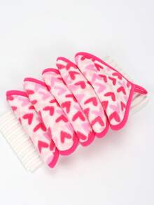 3/5pcs Soft Microfiber Facial Cleansing Cloths, Makeup Removal Face Towels With Hanging Loop, Gentle On Skin, Washable And Reusable - Multicolor - View 23