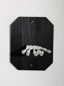 1 件万圣节壁挂烛台装饰，带骷髅手设计，可放置蜡烛，适用于万圣节派对、客厅、卧室、鬼屋氛围家居装饰 - 彩色 - 查看 10