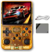 Byteuni R36S Retro Handheld Game Console With 3.5-Inch IPS Screen Retro Handheld Video Games Consoles Built-In 20k+ Classic Games Open Source Linux System Portable Style Hand Held System Pocket Video Player