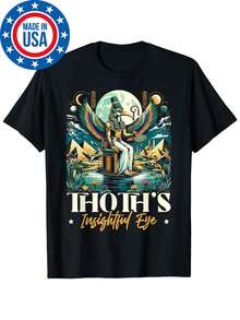Thoth Egyptian Mythology Diety Ibis Ancient Egypt T Shirt Small