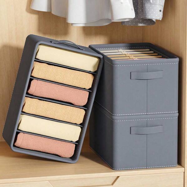 1PC Pants Storage Tool, Jeans, Hoodie, Shirt Storage Box, Thickened And Divided Storage Box