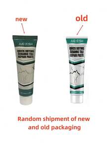 JUE FISH 100ml 瓷砖修补膏，快干粘合剂，用于修补裂缝，适用于瓷砖、大理石、浴缸、家具、卫生间 - 彩色 - 查看 7