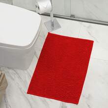 Non-Slip Bath Mat 40 X 60 Super Absorbent Soft Noodle Ball Various Colors - Rojo - Ver 2