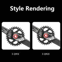 1pc ENLEE M18/M20 Bicycle Crankset Crank Cover Lightweight Bike Crank Cover With Hollowtech Bolt Aluminum Alloy Crank Dust Cover For Mountain And Road Bikes, Bicycle Accessories - Multicolor - View 5