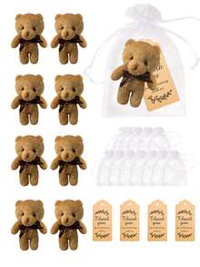 2 件/套 3 件/套 6 件/套 1~20 件 4.7 英寸小泰迪熊娃娃圣诞礼物、万圣节礼物毛绒动物毛绒玩具 DIY 钥匙扣包吊坠、婚礼生日礼盒娃娃玩具生日蛋糕婚礼装饰派对礼品用品饰品 DIY 配件、圣诞礼物、万圣节礼物 - 彩色 - 查看 2