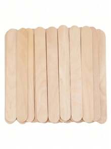 10/50/100pcs Disposable Wooden Waxing Sticks| Hair Removal Beans|Full Body Waxing Kit For Women|Painless At-Home Hair Removal|Travel Size