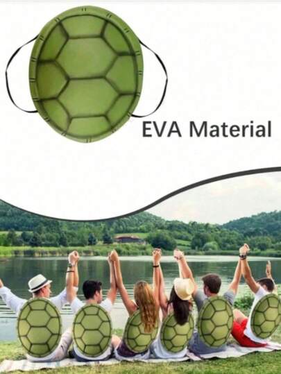 1pc Turtle Shell Costume, Teenage Turtle Shell Backpack, Wearable Turtle Shell For Cosplay, Party Outfit