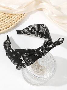 1 件织物蝴蝶结头带，女士头饰，休闲百搭发饰，发带，发箍，头饰 - 彩色 - 查看 10