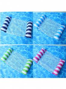 1/2Pcs Inflatable Lounge Chair, Pool Rafts For Adults, Water Hammock, Pool Floaties Toys - 4-In-1 Multi-Purpose Floats For Lounge Chairs Floating, A Practical Pool Inflatable For Versatile Water Fun. Perfect For Adults' Vacation Fun And Rest At Sea, 3/4pcs Inflatable Pool Floats, Ideal For Piscina