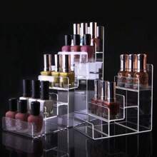 1pc 1-7 Tier Clear Acrylic Display Rack, Classic Style Organizer Stand For Wallets, Purses, Glasses, Handbags, Home Room, Living Room, Office Decor Valentine Day Back To School